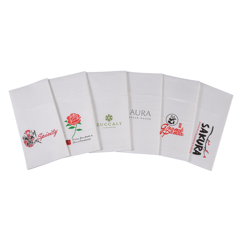 دستمال های کاغذی Airlaid 40x40 با جیب SJ1301