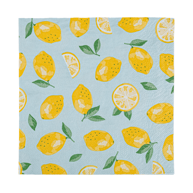 33x33 چاپ کامل دستمال کاغذی 2-Ply Paper Paper Paper Friut SJ5101