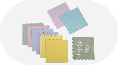 دستمال های بریده شده