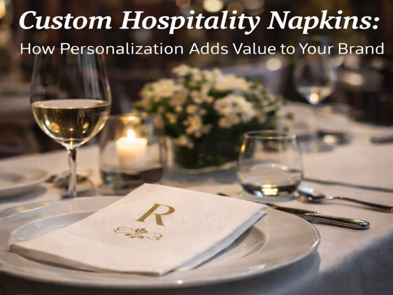 دستمال‌های مهمان‌نوازی سفارشی: چگونه شخصی‌سازی به برند شما ارزش می‌افزاید