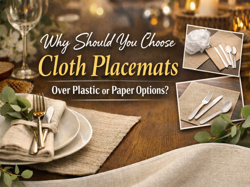 چرا باید قرارهای پارچه ای را به جای گزینه های پلاستیکی یا کاغذی انتخاب کنید؟